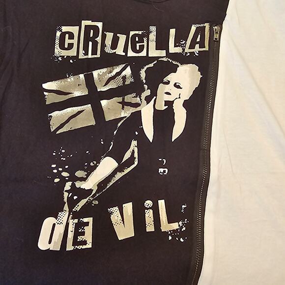 Disney Her Universe Cruella Front Zipper 101 Dalmatians Sz Medium - Picture 8 of 9